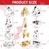 KAISHANE 3D Christmas Cookie Cutter 8 Piece Set Holiday Cookie Biscuit Cutter Set - Snowman Christmas Tree Reindeer and Sled for Kids Christmas Pa...