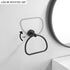 Leyden Matte Black Toilet Paper Holder and Hand Towel Holder, 2 Pieces Bathroom Hardware Accessories Set, SUS304 Stainless Steel Sturdy Wall Mount...