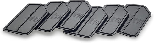 Triton Products 4-210 LocBin Bin Dividers for 3-210 Bins 4-7/8-Inch L by 2-5/8-Inch W by 1/8-Inch H Black ABS Plastic 6-Pack...