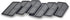 Triton Products 4-210 LocBin Bin Dividers for 3-210 Bins 4-7/8-Inch L by 2-5/8-Inch W by 1/8-Inch H Black ABS Plastic 6-Pack...