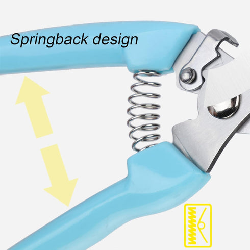 Curve Gardening Scissor with Sharp Stainless Steel Blade Garden Shears for Cutting Flowers Trimming Plants of Yard Florist Flower Rose Herb Hedge ...