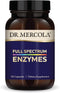 Dr. Mercola Full Spectrum Enzymes - 22 Different Enzymes - Supports Digestive & Immune Health - Helps Digest Carbohydrates, Fats, Proteins & Fiber...