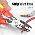 LAOA Needles Nose Pliers,Long Nose Pliers 1000 Volt VDE Insulated Electrician's Pliers with Stripping,Cutting Wire,Screwing Nails, Cutting,Clampin...