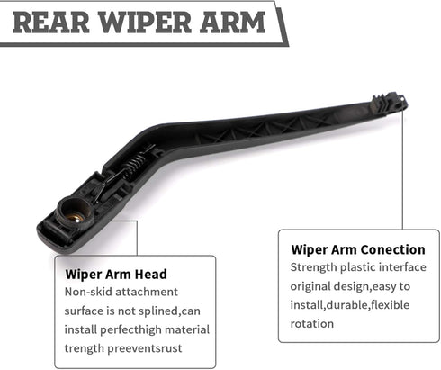 Rear Wiper Arm Blade Nut Set Replacement for Dodge Journey 2009-2019 Scion XB 2008-2015 XA 2004-2006 toyota Yaris 2007-2016,Rear Wiper Cover Acces...
