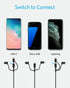 Anker Powerline II 3-in-1 Cable, Lightning/Type C/Micro USB Cable for iPhone, iPad, Huawei, HTC, LG, Samsung Galaxy, Sony Xperia, Android Smartpho...