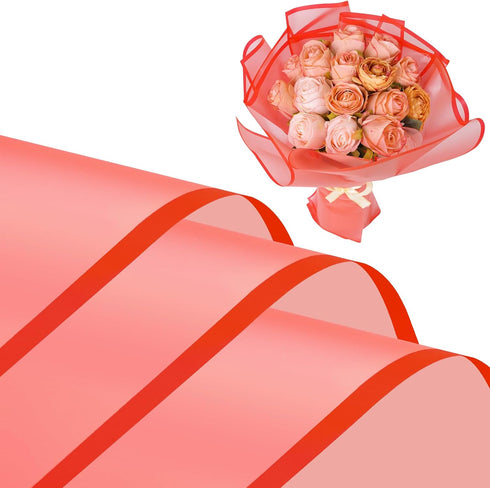 Kosotody 20 Sheets frosted Flowers Wrapping Paper,Waterproof Floral Bouquet Packaging Paper,Crafts Florist Supplies for Wedding Birthday Gift DIY ...