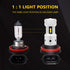 PHINLION H8 H11 LED Yellow Fog Light Bulbs, 3800 Lumens Super Bright H11LL H16 LED Bulb Replacement for Car Truck DRL and Fog Lights, 3000K Golden...