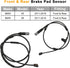 Brake Pad Wear Sensor Front & Rear Wheel | Compatible for BMW E70 E71 X5 X6 2011 2012 2013 2014 2015 2016 | Replacement # 34356792567, 34356854168...