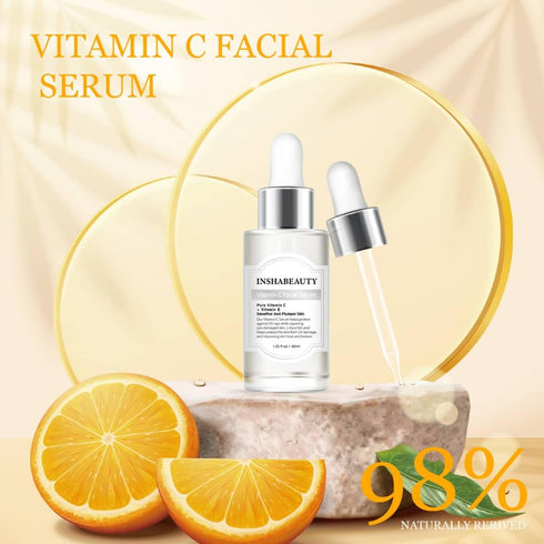 vitamin c face serum hyaluronic acid, vitamin e,Skin care,beauty, korean skin care,personal care products, Anti ageing,Anti wrinkles, Smoother and...