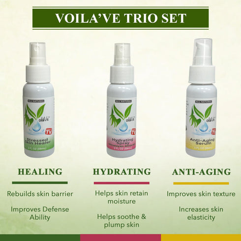 VoilaVe Topical Skin Spray, Pack of 3 - Hydrate, Nourish, and Rejuvenate, Enhance Your Skincare Routine with Hypochlorous Acid Spray, Advanced For...