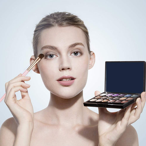 ENERGY Eyeshadow Brushes Set Professional Makeup Brushes Kit with Case Premium Vegan Synthetic Bristles For Eyeshadow Eyebrows Eye Liner Smudge No...