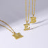 Dainty Initial Necklaces for Women, 26 Alphabet Pendant Chain Necklace from A-Z, 18K Gold Plated Name Letter Pendant Charm Necklace for Women...