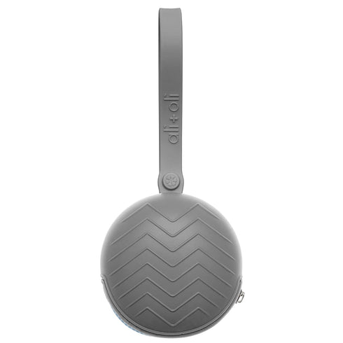 Ali+Oli BPA-Free Silicone Pacifier Holder Case (1-pk) Diaper Bag Accessory Newborn Travel Baby Pacifier Pouch (Grey)...