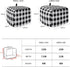 Toaster Cover 4 Slice, Vintage Farmhouse Black White Buffalo Check Plaid Bread Maker Cover Toaster Dust Cover with Pockets, Dust-Proof Cover for K...