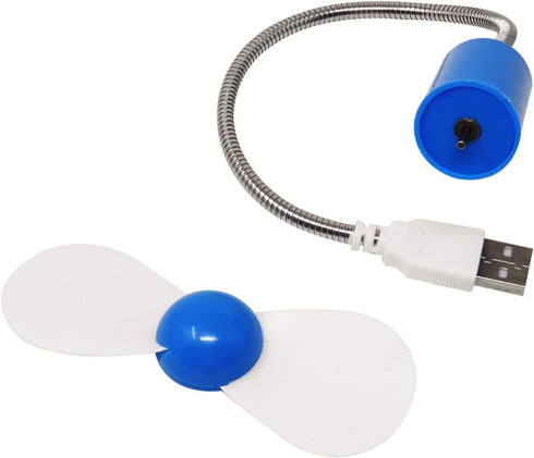 Honbay 4PCS Mini Mobile Portable USB-Powered Cooling Fan Gooseneck Air Blower for Desktop PC Computer Laptop Notebook Tablet...