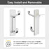 Adhesive Coat Hooks, Extra Sticky 10LB (Max), Waterproof Metal Hook for Hanging Towels, Wreath, Purse, Hat, Cloth, Wall Mounted Hanger for Shower ...