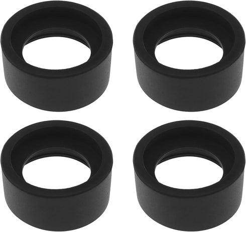 4Pcs 2 Pair 32-36mm Eyepiece Cover Eyepiece Binocular Eye Cups Guard Cups Stereo Microscope Accessory for Stereo Microscope, Soft Rubber, Flat Ang...