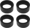 4Pcs 2 Pair 32-36mm Eyepiece Cover Eyepiece Binocular Eye Cups Guard Cups Stereo Microscope Accessory for Stereo Microscope, Soft Rubber, Flat Ang...