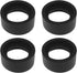 4Pcs 2 Pair 32-36mm Eyepiece Cover Eyepiece Binocular Eye Cups Guard Cups Stereo Microscope Accessory for Stereo Microscope, Soft Rubber, Flat Ang...