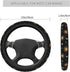 Moon and Sun Steering Wheel Cover Universal 15 Inches Non-Slip Neoprene Cute Stars Wrap Car Accessories Protector Case for Women & Men Girls Fit A...