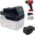for Ridgid AEG to Milwaukee Battery Adapter, Convert for Ridgid AEG 18V Lithium Batteries to Milwaukee M18 18v Cordless Power Tools Use...