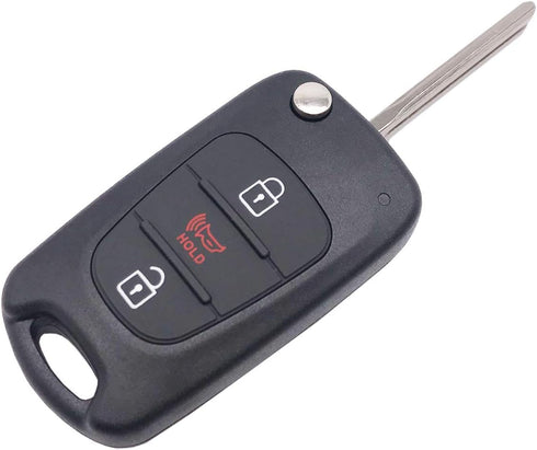 Flip Folding Replacement Key Fob Cover Fit for 2012-2014 Kia Soul Rio Keyless Entry Key Fob Case Shell...