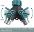 2 Pack Hose Splitter,2 Way Heavy Duty Garden Faucet,Garden Y Hose Connector Metal Body,Garden Hose Y Splitter for Outdoor and Indoor Use...