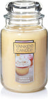 Yankee Candle Vanilla Cupcake Scented Classic 22oz Large Jar Single Wick Candle, Over 110 Hours of Burn Time, Ideal for Creating Relaxing Ambience...