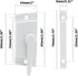 2 Pack Cam Action Window Sash Locks for Double Hung Windows, White Sash Window Locks for Vertical & Horizontal Sliding Windows...