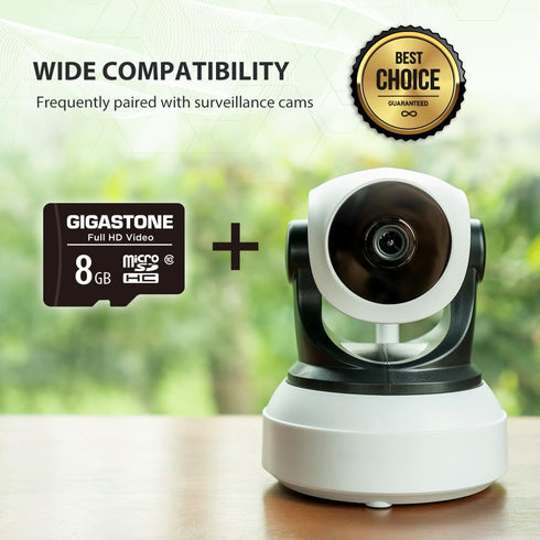 Gigastone 8GB 2-Pack Micro SD Card, Full HD Video, Surveillance Security Cam Action Camera Drone, 85MB/s Micro SDHC Class 10...