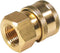 YAMATIC Pressure Washer Quick Connect,3/8 Quick Connect Fitting, 3/8'' Female NPT x 3/8'' Quick Connect, 3/8" Inch Brass Female Quick Connect Coup...