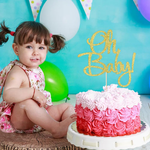 Oh Baby Cake Topper - Baby Shower For boys and girls...