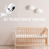 LEFXMOPHY Wall Mount Compatible with HelloBaby HB65 Baby Camera Adjustable Metal Holder Stand (Not for Monitor, Cam Not Include)...