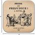 6 coasters with Complete Novels of Jane Austen Six Coffee Mug Coasters with Complete Novels of Jane Austen's book designs. (Aged Paper)...