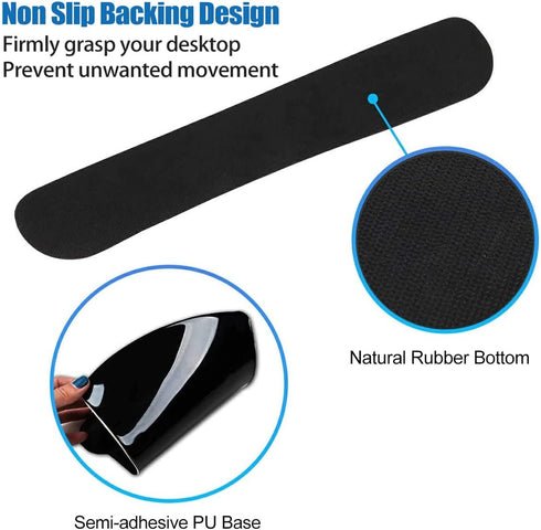 Keyboard Wrist Rest and Mouse Pad Wrist Support Set with Coasters, Bible Verses Psalm 46:5 with Non-Slip PU Base Ergonomic Gaming Mousepad for Com...