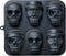 JETKONG Skull Cake Pan Silicone Skull Cakelet Mold Skull Pirate Cake Tin Baking Pan (Black)...