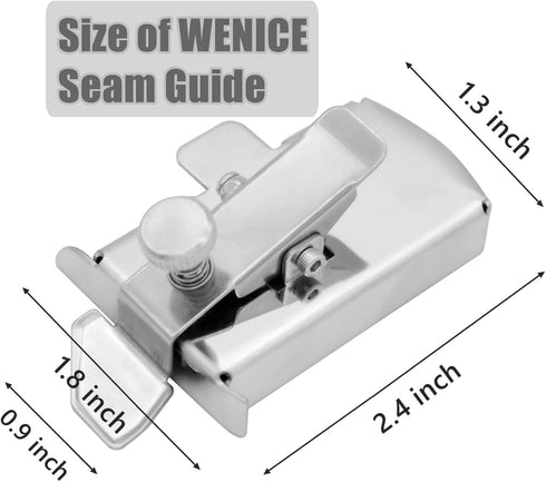 Sewing Magnetic Seam Guide for Sewing Machine,WENICE 1 Pieces Sewing Machine Accessories of Guide Sewing Foot...