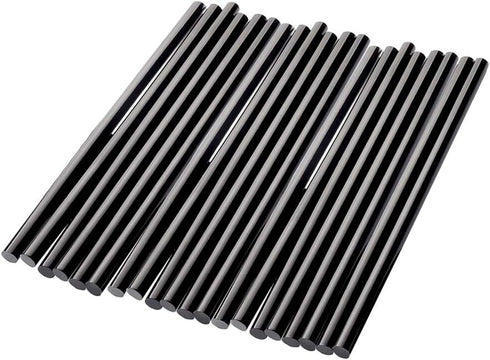 Black Hot Melt Glue Gun Stick Strips Baffo 20 Pcs 7.87'' Long 0.28'' Dia High Adhesive Hot Glue Sticks for Car Audio DIY Art Craft Home Office Pro...