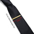 HONEY BEAR Mens Tie Clips Bar Normal Size Steel for Business Wedding Gift 5.4cm...