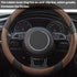 Car Steering Wheel Cover, Microfiber Leather Steering Wheel Protector, Non-Slip & Breathable for Men and Women, 15 Inch Car Accessories for Car Au...