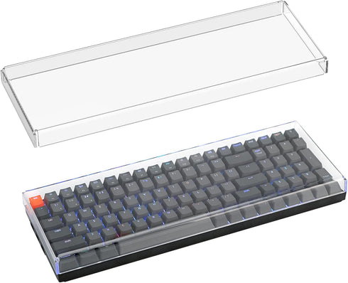 Geekria 90%-96% Keyboard Dust Cover, Clear Acrylic Keypads Cover for 100 Keys Computer Mechanical Wireless Keyboard, Compatible with Keychron K4 W...