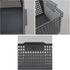 Plastic Organizing Baskets, Large Open Storage Bins Set of 3...