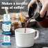 Pour Over Coffee Maker, Portable Drip Coffee Brewer with Reusable Stainless Steel Conical Filter, Glass Carafe Pot with Silicone Protective Cover ...