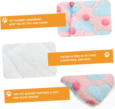 DOITOOL 2pcs Pet Cotton Pad Machine Washable Dog Bed Dog Crate Bed Dog Bed for Crate Pet Cushion Warm Cushion Dog Beds for Small Dogs Pet Resting ...