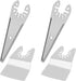 The Lord of the Tools 4Pcs Oscillating Multi Tool Scraper Blades & Curved Spatula Compatible with Bosch Compatible with Chicago Stainless Steel Th...
