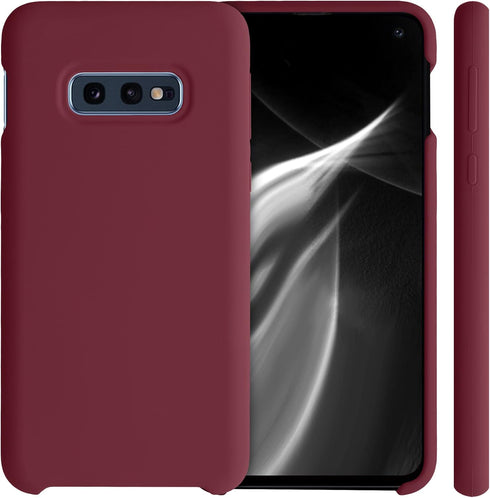 kwmobile Case Compatible with Samsung Galaxy S10e Case - TPU Silicone Phone Cover with Soft Finish - Rhubarb Red...