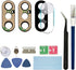 Back Rear Glass Camera Lens Replacement with Tool Kit & Camera Cover for iPhone Xs...