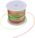 0.8mm Nylon Cord, Thread Chinese Knot Macrame Rattail Bracelet Braided String (Colorful)...