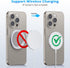 imluckies Magnetic Base Compatible with PopSocket Phone Grips and MagSafe iPhone Series Case, Removable Kindle/Phone Holder Base, Thin & Light Por...