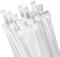 White zip ties 18 inch Large Cable ties wraps100 pcs/Pack outdoor use Long plastic ties with 60 Pounds tensile...